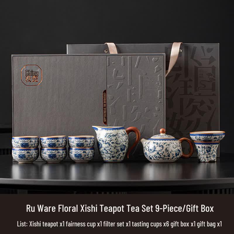 Ru Kiln Ceramic Tea Gift Set