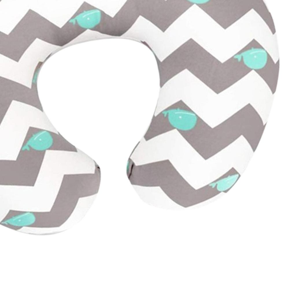 Cotton UShaped Feeding Pillow Cover for Newborn Breastfeeding Type A