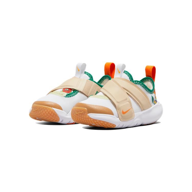 Nike Flex Advance Low top Toddler Shoes White Orange Infant And Toddler DQ5084-181