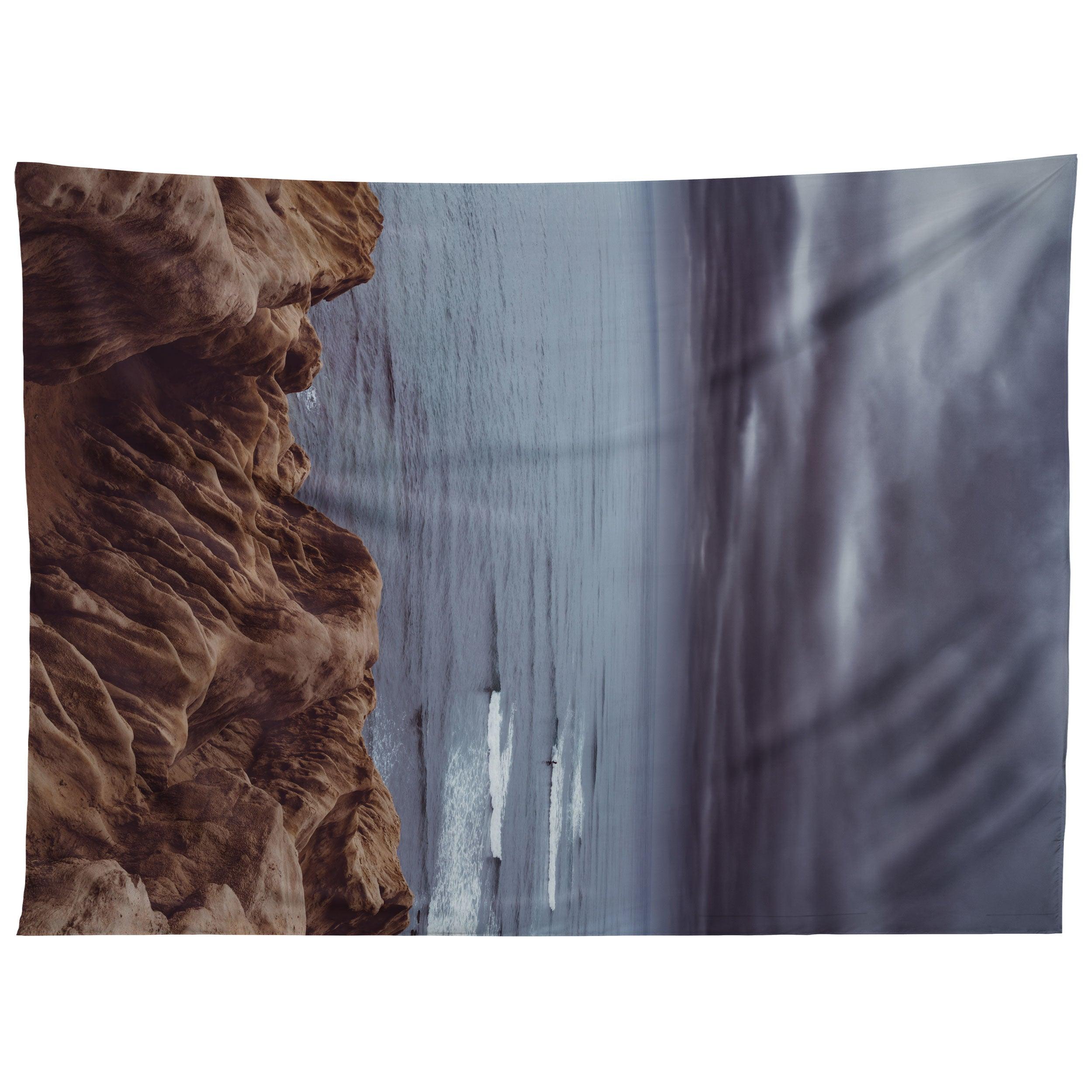 SUNSET CLIFFS STORM tapestry 75x100
