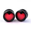 6-42mm Glow In the Dark Acrylic Ear Gauges Tunnels and Plug Luminous Ear Expander Studs Stretching Ear Piercing Earring