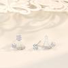 Star Fan Stud Earrings Female Korean Version Personality Temperament Wear More Lucky Five-pointed Star Creative Diamond Earrings