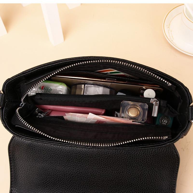 Handbag Shoulder Bag Portable Crossbody Postman Leather Women's Bag OEM