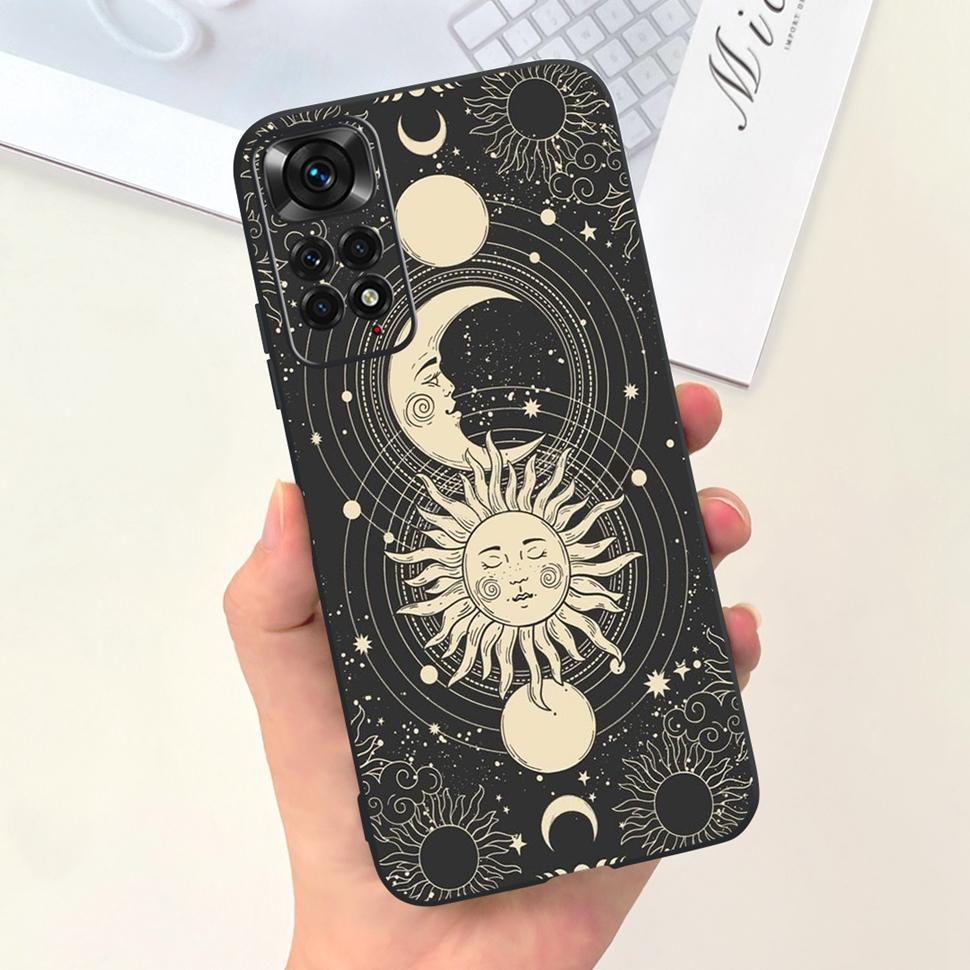 Phone Case For Xiaomi Redmi Note 11 Cover Cat Colorful Case Silicon Soft For Redmi Note11 Note11 4G Shockproof Protection Cover