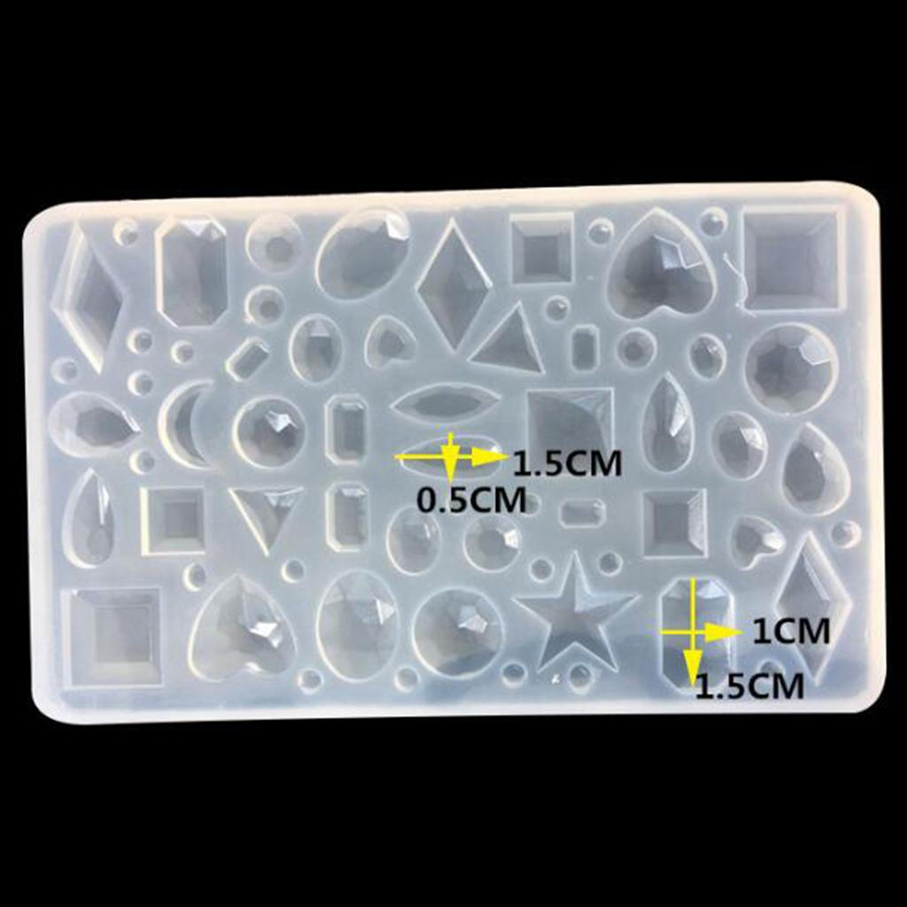 Multi Designs Cabochon Silicone Necklace Pendant Resin Jewelry Making DIY Hand Craft Epoxy