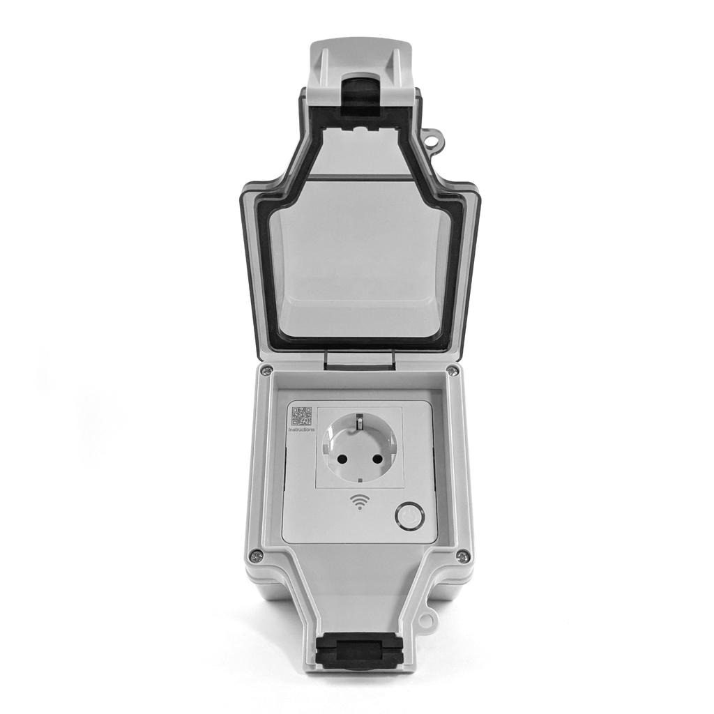 Surface-mounted Socket Workshop Garden Wi-Fi Tuya Smart Sealed Energy Measurement