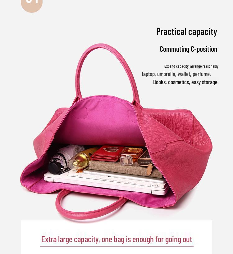 Chic European & American Large Tote: Cute, Simple, Personality Handbag with Extra Capacity for Women