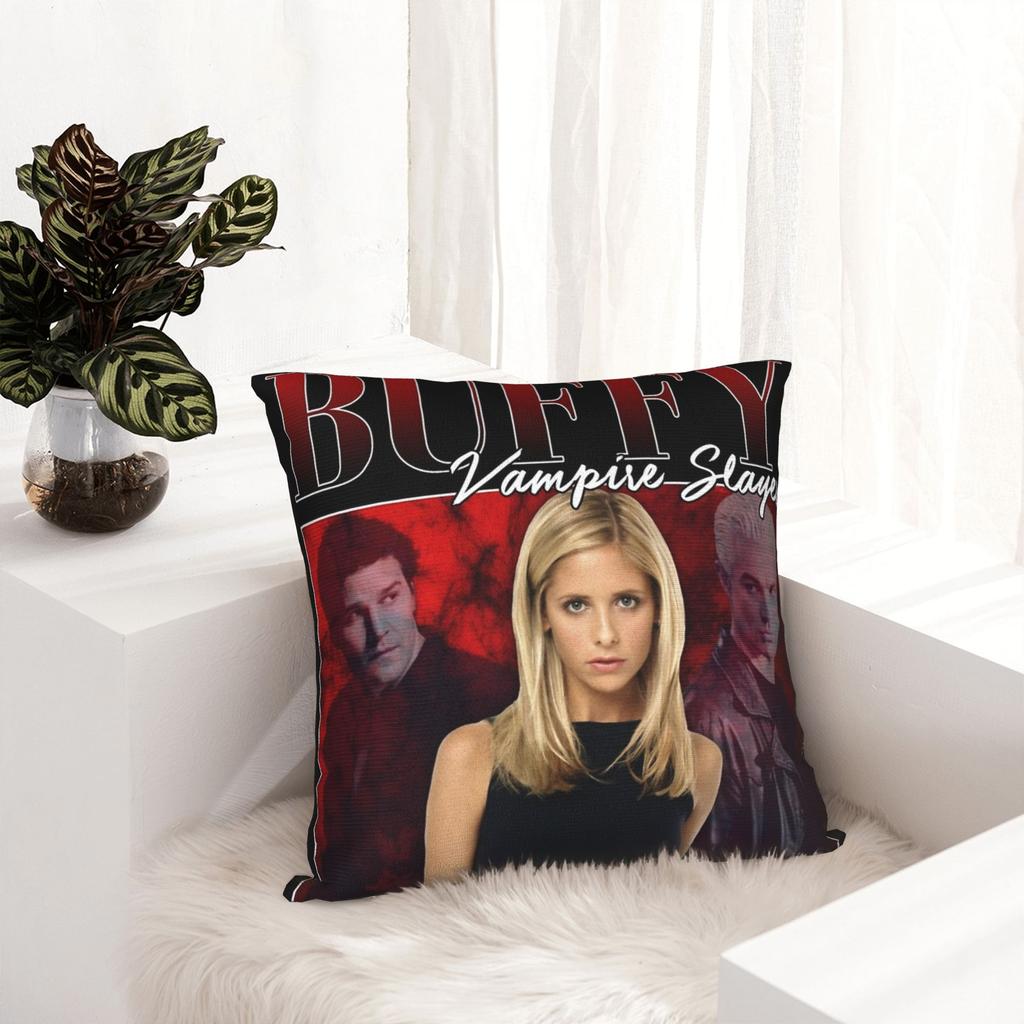 Buffy the Vampires Slayers Pillowcases Merch Printing Cushion Cover Decorations Horror Movie Pillow Case Cover Seat Multi-Size