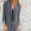 Autumn Casual Loose Lapel Denim Jacket
