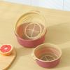 Vegetable Basin Plastic Double-Layer Drain Basket Leaky Basin Rice Vegetable Blue Vegetable Basin Household Kitchen Fruit Plate