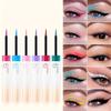 Pudaier 12 Farben Flüssiger Eyeliner Schimmer Glitzer Sexy Lidschatten Tragbar Wasserdicht Langlebiger Eyeliner Frauen Heißer Verkauf Make-up