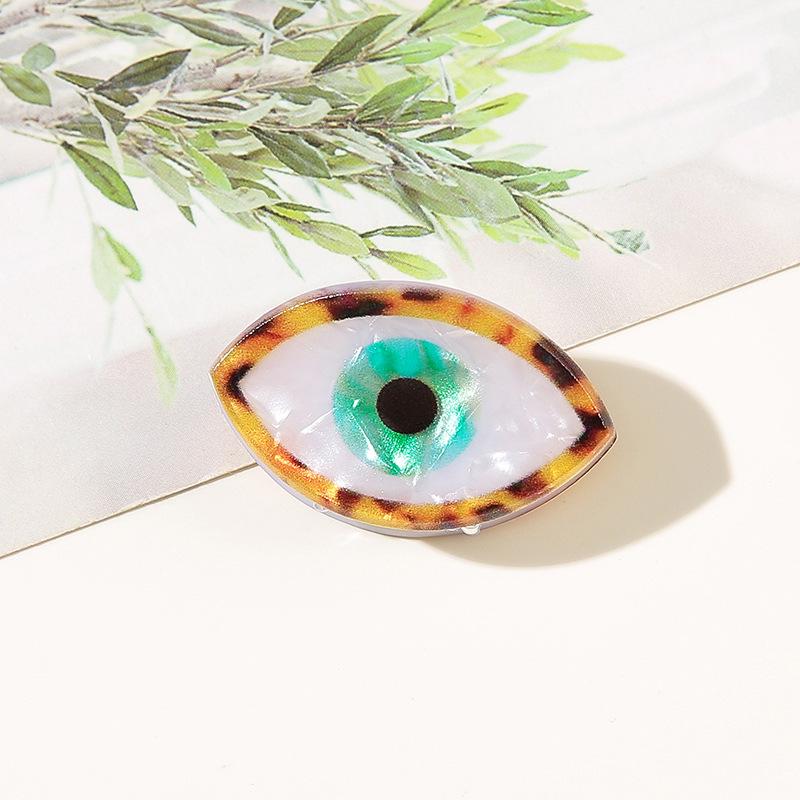 Devil's Eye Hairpin Round Grab Pin Headgear Blue Eyes Shark Clip Bohemian Evil Eye Greek Devil's Eye Hair Clips Claw Clip