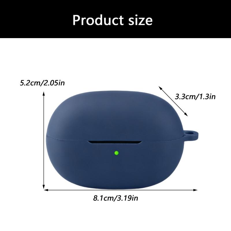 Shockproof Silicone Earphone Case Cover Dustproof Protections Wear Resistant Design for Clip 2 Earbuds