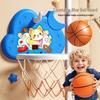 Дитячий баскетбольний кошик зі звуковим лічильником - Настінний ігровий набір для приміщення, що не потребує свердління