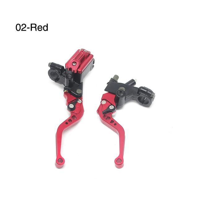 ZSDTRP 1Pair 22mm Motorcycle Roller Adjustment Brake Clutch Levers Universal CNC Motorcycle Handlebar Hydraulic Brake Pump