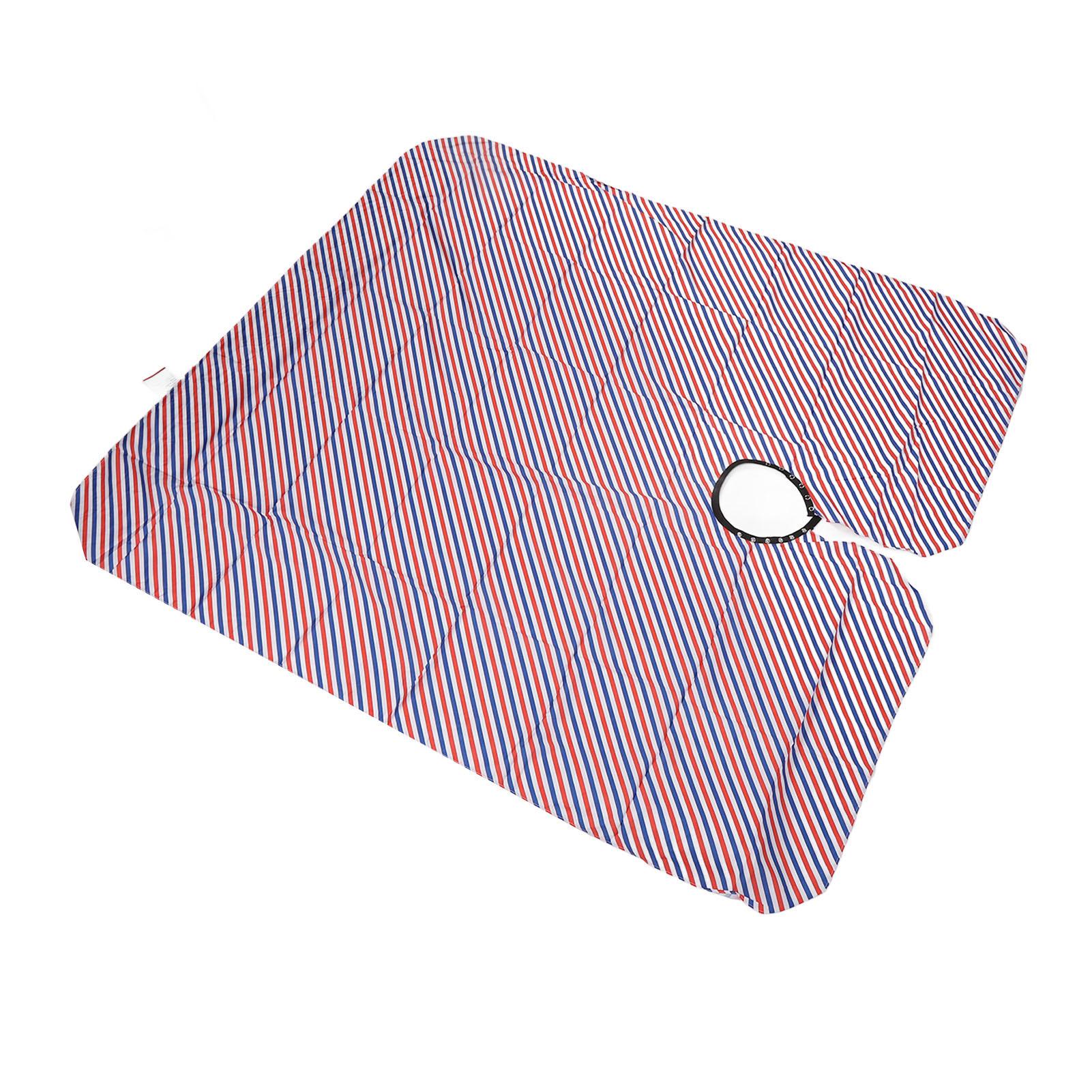 

Парикмахерская накидка для стрижки волос накидка из полиэстера водонепроницаемая полосатая накидка легкая чистка для салона парикмахера