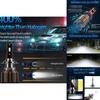 Roadsun Q7 Vendita Calda Fari a LED per Auto Materiale in Alluminio Aeronautico Potenza 50W Luminosità 8000lm