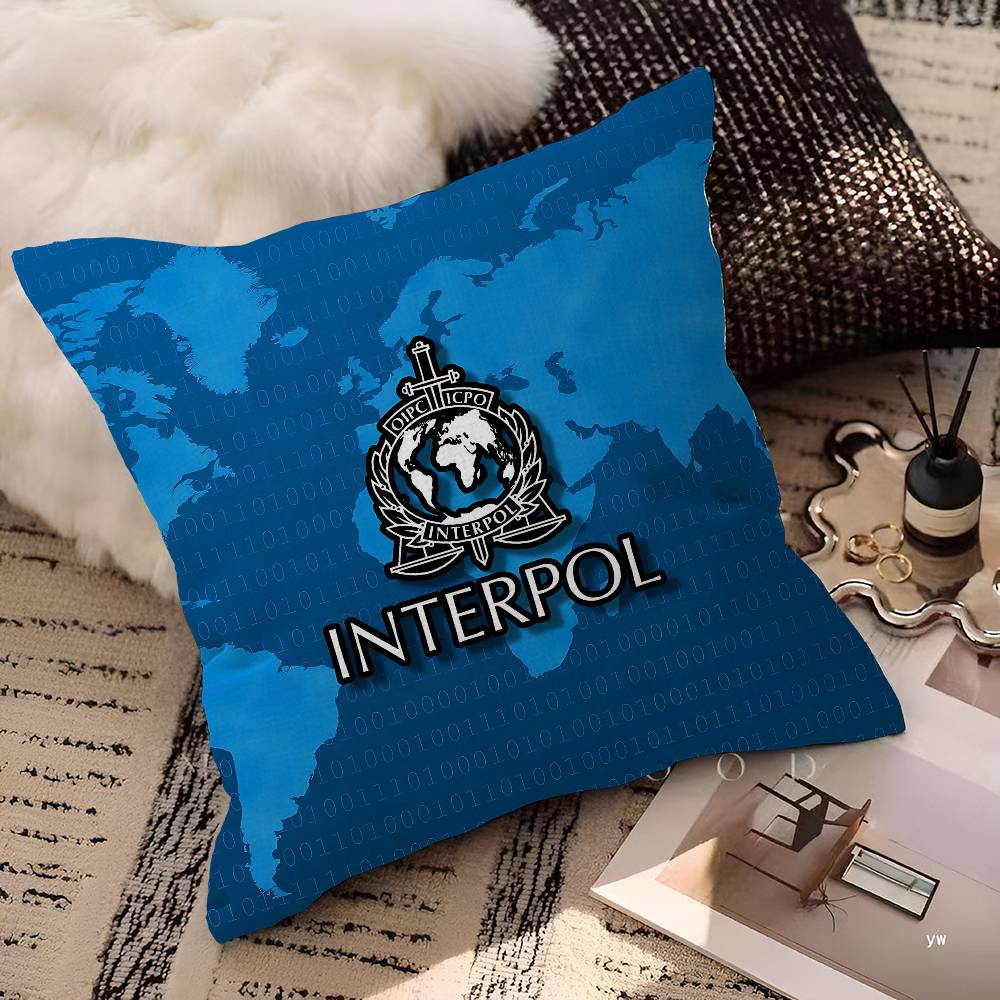 IInterpols LOGO Pillowcase Toon Gift Cushion Cover Bedroom Home Sofa Chair Seat Decor Pillow Case