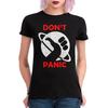 Don't Panic The Hitchhiker's Guide To the Galaxy T-Shirt, Men's and Women's Sizes