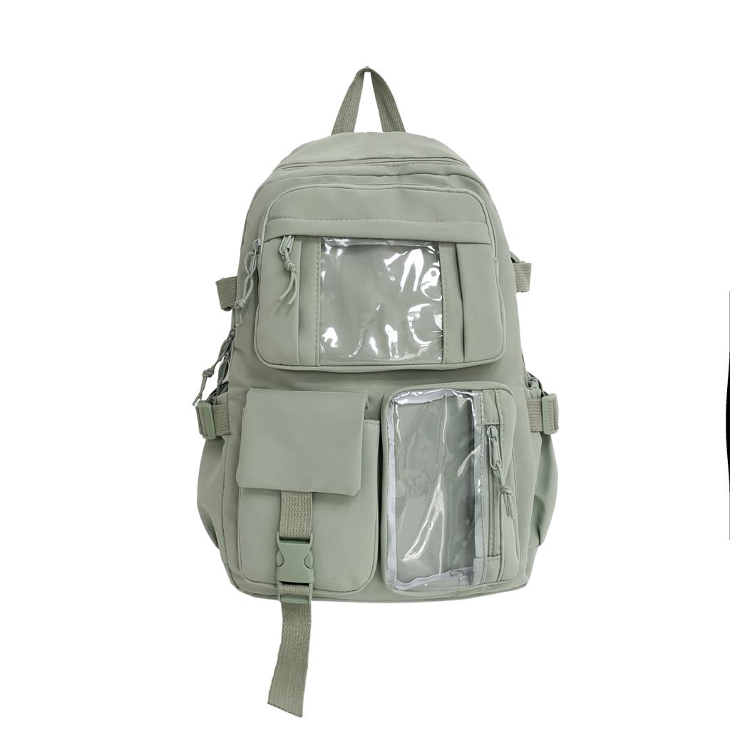 New Cute Nylon Backpack for Girls, Schoolgirls and Ladies, Multi-Pocket Student School Bag