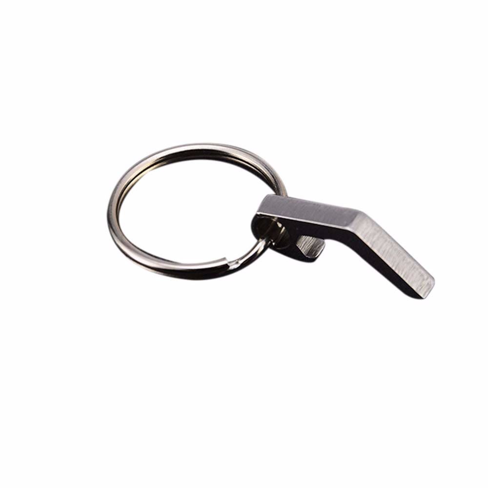 

Mini Utility Gear Pocket Tool EDC Camping Bottle Opener Outdoor Tool Opener Keyring Stainless Steel