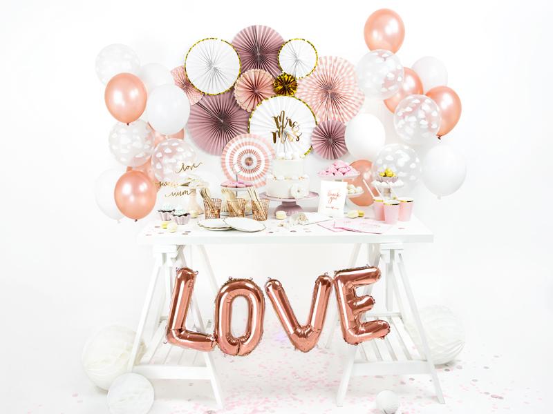 Foil Balloon Letter "", 35Cm, Rose Gold 1pc