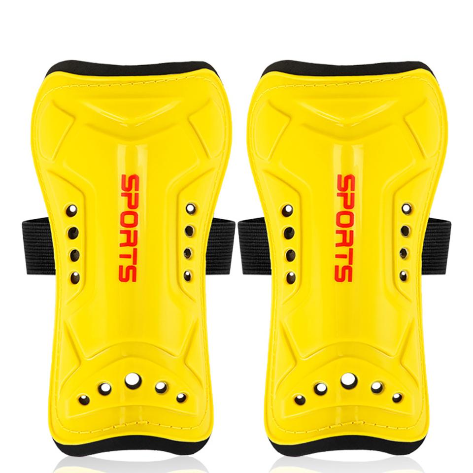 Loogdeel 1Pair Soccer Shin Guards for Children Youth Adults Football Leg Pads Calf Protection Shin Support Straps