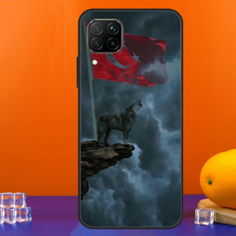 Turkey Wolf Mustafa Kemal Atatürk For Huawei Nova 12s 12i 11i 8i 9 10 SE Y91 Y90 Y60 Y70 Y72 Y61 P20 P40 Lite P30 P60 Pro Case