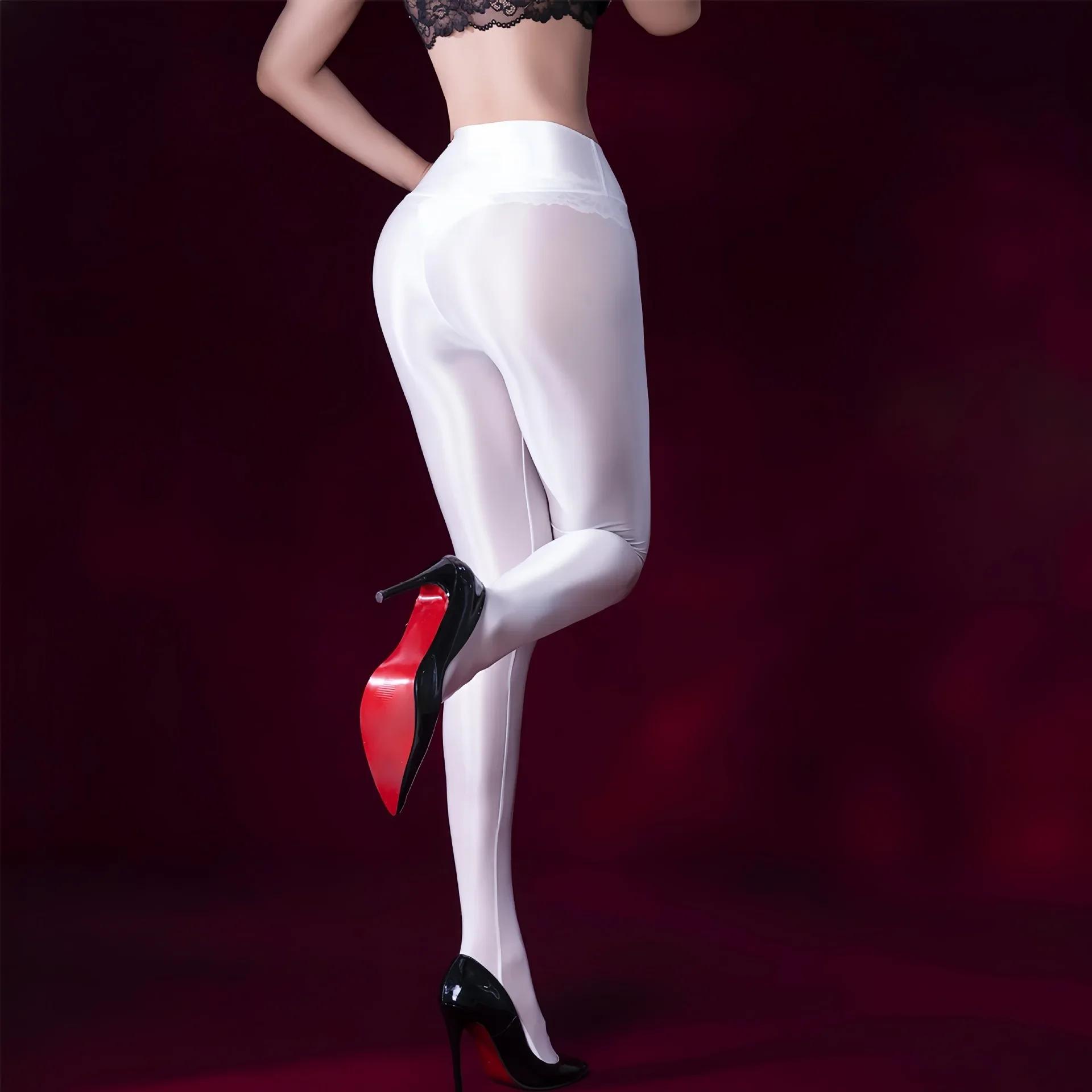 Damen Schlanke Uni Y2K Strumpfhosen Hoher Bund Super Elastisch Frühling Strumpfhosen Freizeit Sport Yoga Fitnesshosen Damen Nahtlose Leggings One Size