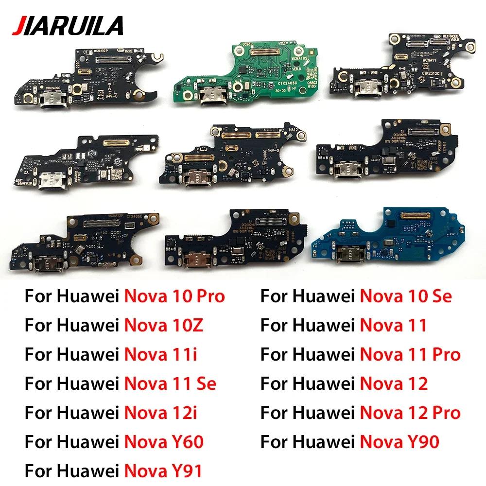 For Huawei Nova 10 Pro 10 Se 10Z 11i 11 12 Pro Y60 Y90 Y70 Y72 USB Charging Port Dock Charger Plug Connector Board Flex Cable