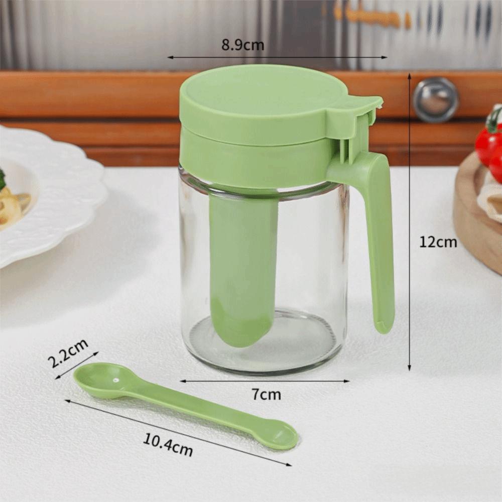 Self Sealing Lid Spice Storage Container Kitchen Seasoning Jar Cooking Flavor Storage