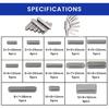 Pulley Keyway Key,Parallel Square Stock Key,Parallel Drive Shaft Keys Sets, Flywheel Keys, Keyway Stock, Keyway Tension for Fasteners Mechanical