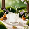 1pc-White Flower Girls Basket Silk Wedding Basket for Flower Bride/Kids Hand Held Wedding Ceremony Party Decorations