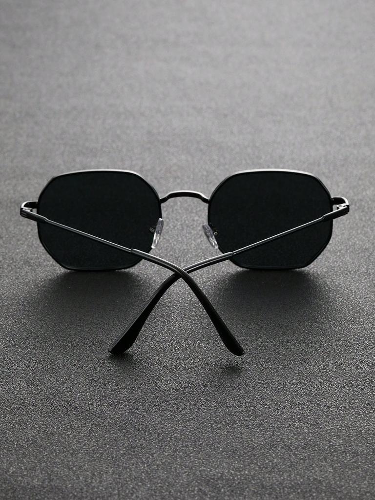 1/2 PCS Unisex Geometric Metal Frame Temperament Fashion Glasses For Outdoor Travel Driving Daily Life Accessories