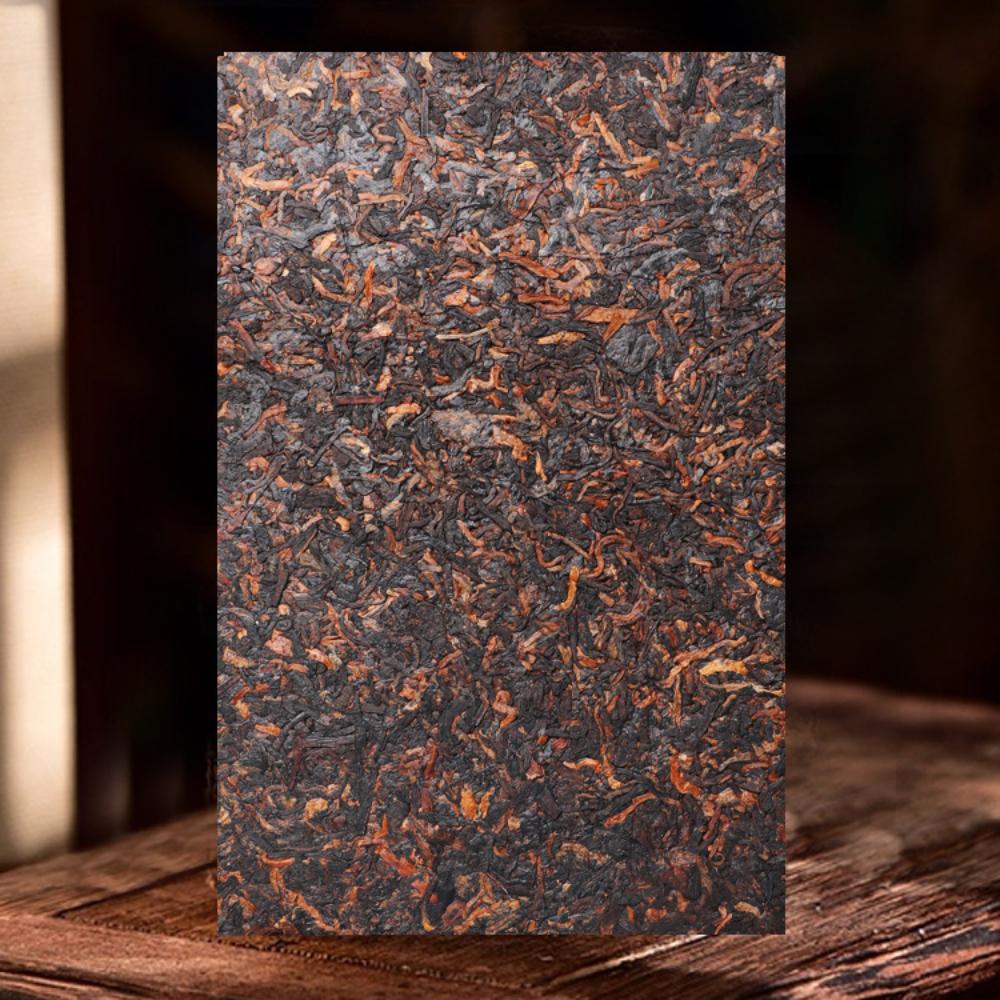 Yunnan Pu'er Tea Envelhecido Ecológico Maduro Chá Tijolo 500g Zodíaco Edição Limitada