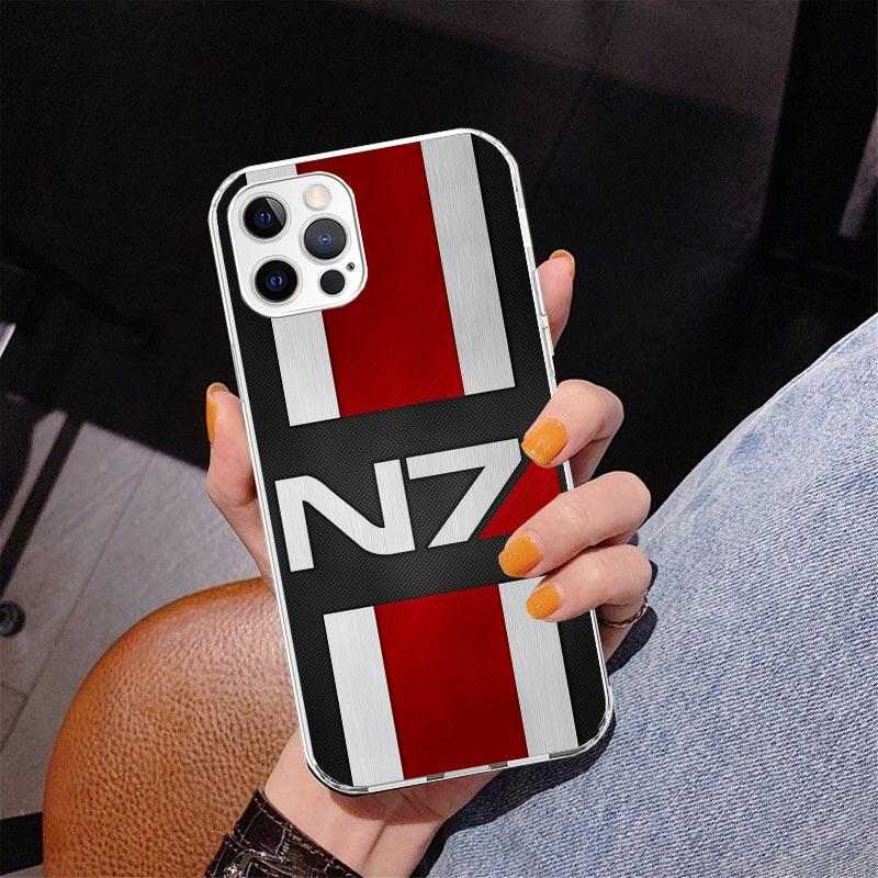 N7 Mass Effect Phnoe Case for Iphone 17 Air 16 16E 11 12 13 Mini 14 Plus 15 Pro Max 7 8 + SE 2020 Phone Cover Coque