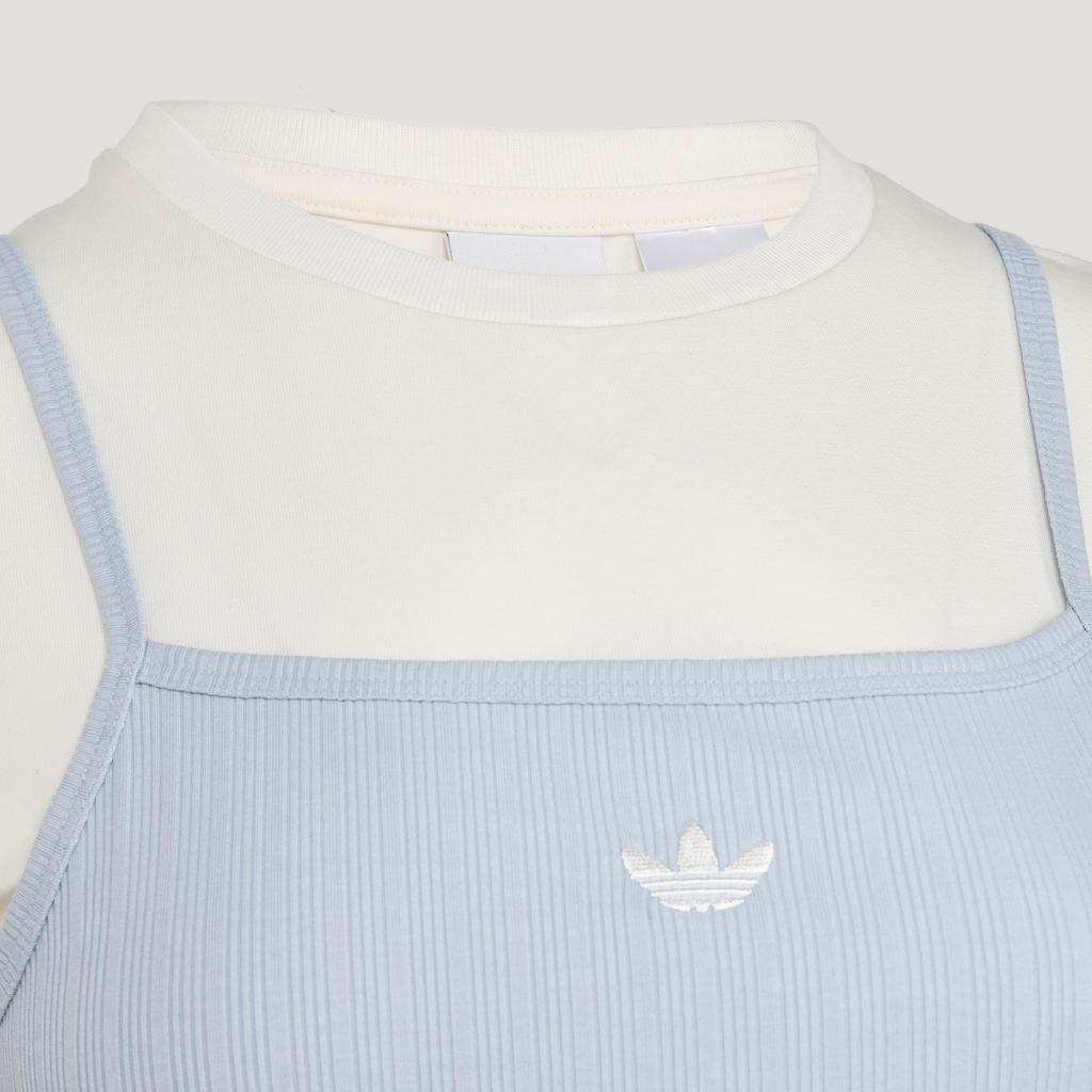 Adidas Originals Slim Round Neck Pullover Sports Short Sleeve Puff Sleeve T-Shirt Women Tops KY3298