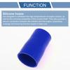 X AUTOHAUX Blue Length 100mm Inner Diameter 57-51mm Silicone Hose