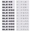 GLE43 53 63 GLE250 300 320 350 400 GLE450 500 580 Letter Car Sticker for Mercedes Benz GLE Class Refit Rear Boot Trunk Label AX1