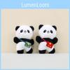Soft And Cuddly Chengdu Panda Plush Doll Keychain Colorful Keyring For Kids And Adults