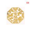 Five Emperors' Money Dissolves Door To Door Eight Trigrams Metal Stickers