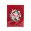 Multipurpose 3D Snowflake Popup Greeting Card with Envelope Handmade Paper Holiday Card For Birthdays And Celebration