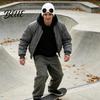 Soft Fleece Lined Snow Proof with Goggles 2Pcs Hats Winter Hat Warm Knit Outdoor Cycling