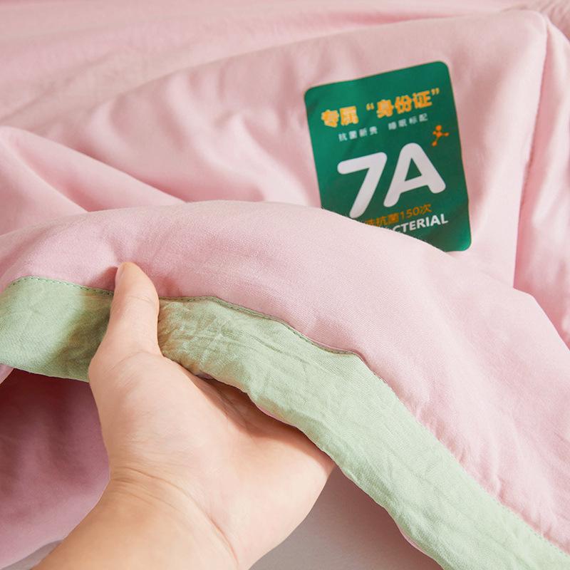 7A Grade Antibacterial Soybean-Cotton Summer Quilt for Mothers and Babies - Cool, Lightweight, and Thin