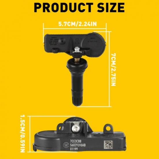 4pcs OEM TPMS Tire Pressure Monitoring Sensors For Chevy GMC 13586335/13598771