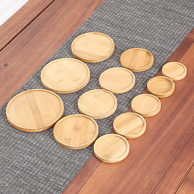 Retro Podstawka pod kubek i Taca na doniczkę z bambusa - Kreatywne Maty Stołowe i Dekoracyjne Puzzle DIY
