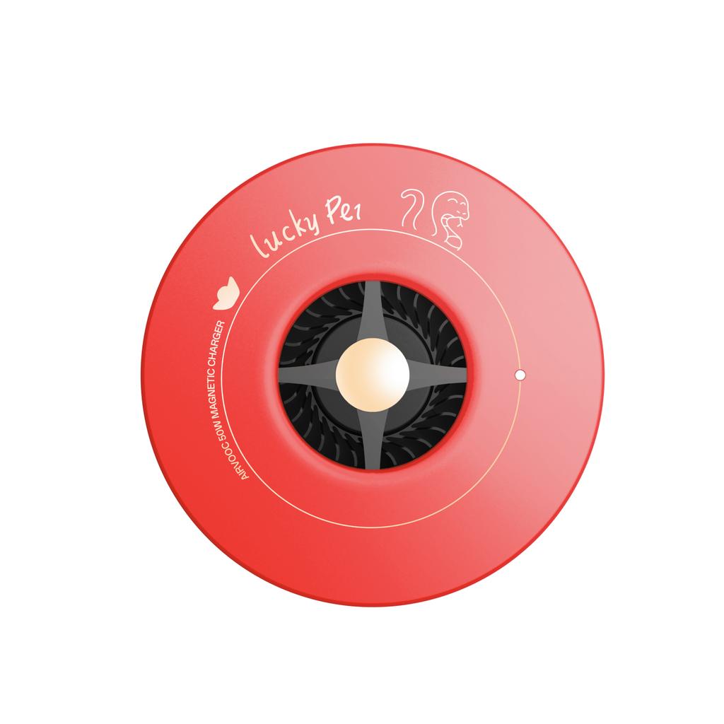 Authentic OPPO 50W Magnetic small turbine wireless charger apply For Oppo Find x8 Pro Smartphone