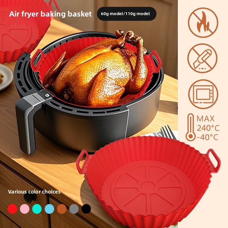 Silicone Baking Pans Set, Air Fryer Accessories for Cake Decorating, Muffin Molds, Kitchen Utensils & Gadgets, Aerogrill