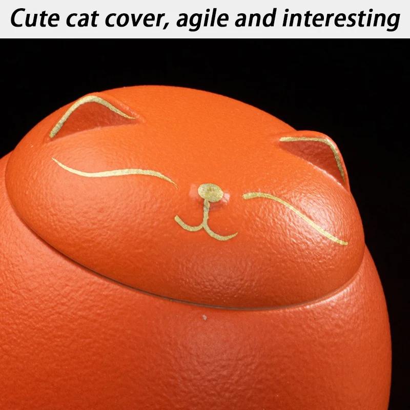 

230 мл Керамика Урна для праха животных домашних животных Похороны Урна для праха кошек и собак Мемориал Похороны Урны для праха мертвых домашних животных Коробка для кремации Кошки Сувенир жёлтый