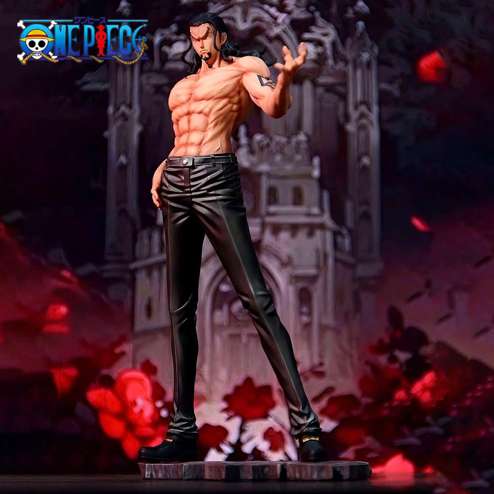 25cm/9.84in Anime ONE PIECE Figur Rob Lucci Actionfiguren PVC Statue Schreibtischornament Sammlermodell Spielzeug Geschenke